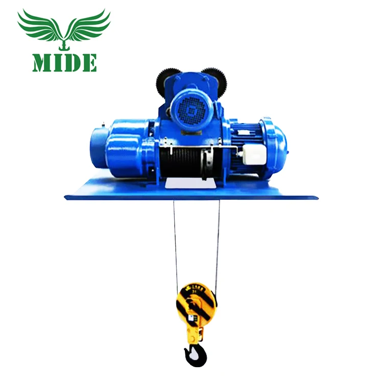 Hot sale 1 ton Small Wire Rope Hoist 220-230 Volt Electric Winch construction equipment lifting crane