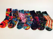 Wholesale Colorful 3D Printed Socks