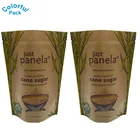 Eco friendly stand up food plastic paper bag pouch custom bag made of kraft paper with window