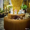 ihpaper honeycomb customized design sofa folding cylinder display racks for exhibition showroom retail shop