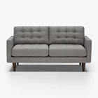 Good Quality European Style Button Tufted Living Room 3 Seater Chesterfield Sofa