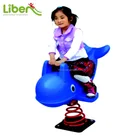 Kids animal spring rider toys, outdoor playground spring animals