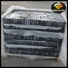 Black rough granite blocks