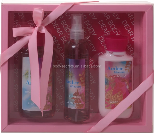 hot sale perfume body care bath gift set for mother/girlfriend