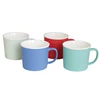 Matte glazed solid color stoneware coffee milk mug espresso tea ceramic cup with customized logo