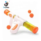 Funny kid shooting air bullet toy soft ball gun