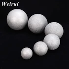 Foam material decorative styrofoam craft golden and silver ball christmas ornaments and DIY Polystyrene ball