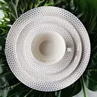 ceramic porcelain dinnerware sets new bone china dinnerset with embossed decal