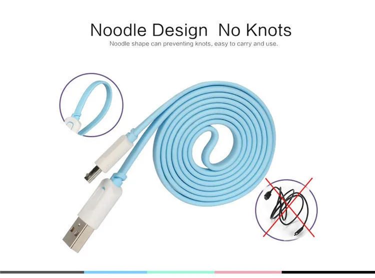 USAMS U-Trans Series 1M colorful micro USB charging cable for iPhone and type-c data charger wire - ANKUX.COM