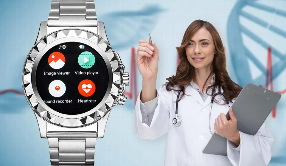 LF08 Bluetooth Smart Watch Fashion Wrist Smartwatch Heart Rate Thermometer UV Measurement for IOS Android Phone Mate