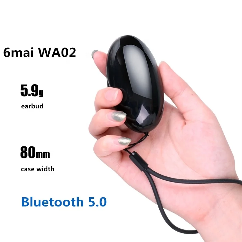 6mai Best Hifi Sound Quality Bluetooth 5.0 Sport True Bass Tws Stereo Earbud Wireless Earphone with Charge Case - ANKUX.COM
