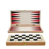 Magnetic Chess Board Games Portable Folding Mini Chess Backgammon Checkers