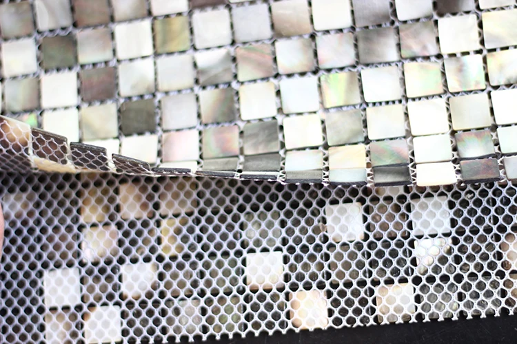 300x300mm Black Lip Mother Of Pearl Shell Mosaic Brick