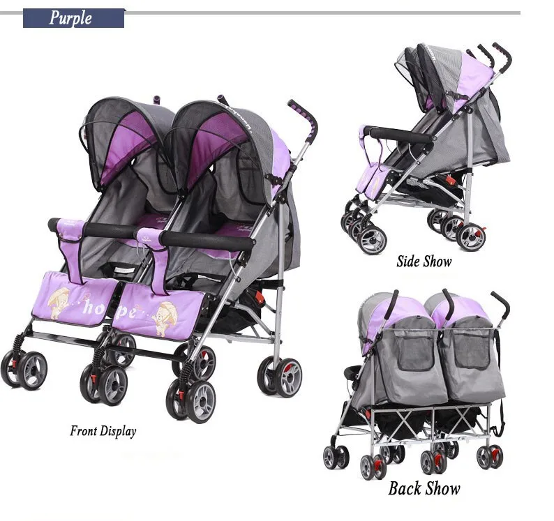 Double Baby Stroller for Twins