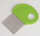 China wholesale plastic stainless steel head health massage lice comb