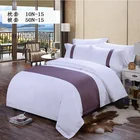 China Wholesale cheap bedding set hotel 100% cotton bed sheet hotel