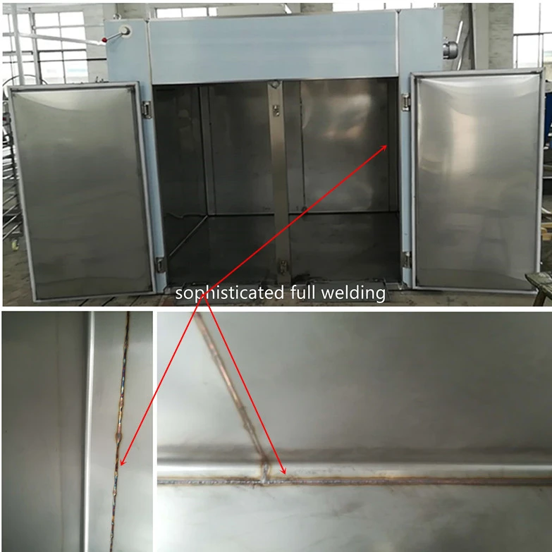 304 stainless steel moringa leaf 48 trays high quality hot air circulation oven chalk drying equipment herb dryer machine