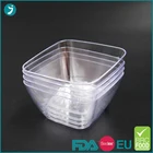 mini dessert square salad disposable plastic bowl with low price