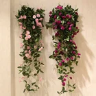Artificial Flower Wedding Hotel Wall Decoration Wholesale of Artificial Flower Rattan in 2019