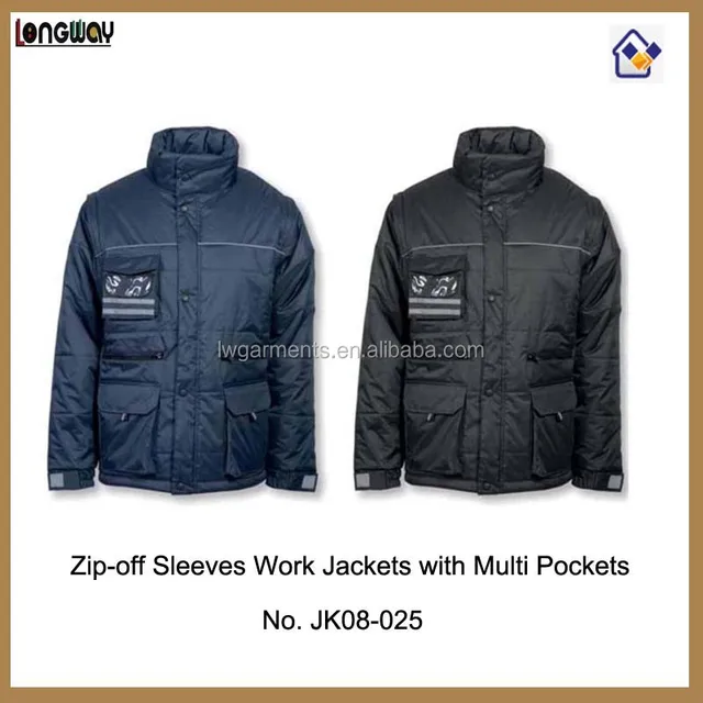 mens Heavy Duty Windproof PU coated waterproof Work Jackets