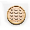 High quality round shape eco-friendly natural bamboo dumpling steamer set mini dim sum basket