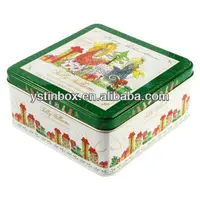 wholesale decorative rabbit metal tin gift box, tin box supplier