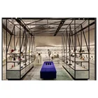 Attractive shoe display rack Optical shoe shop decoration ideas Shoe showcase