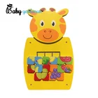Homeschool decor play board wooden activity wall panels for kids Z12094E