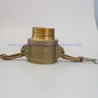 type B locking brass camlock couplings quick connect brass pipe fitting