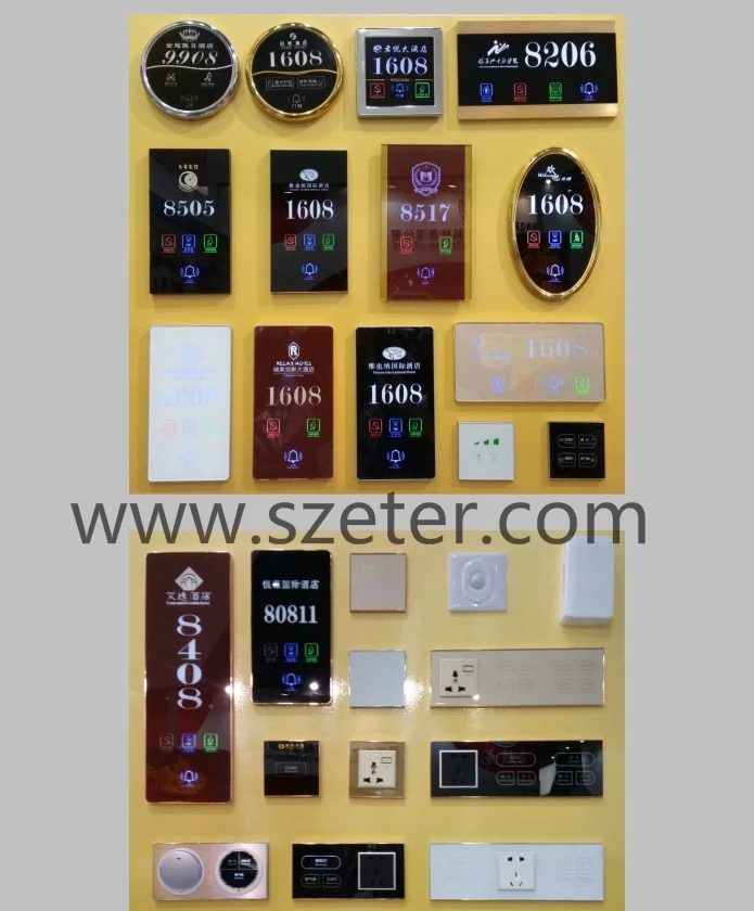 Customize Wireless Electrical Hotel Door Bell Room Hotel Touch Doorbell Switch