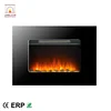 Customized Flat Tempered Glass Furniture Hung Electric Fireplace