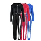Cheap custom friendly women sport wear clothes set slim fit sport tracksuit
