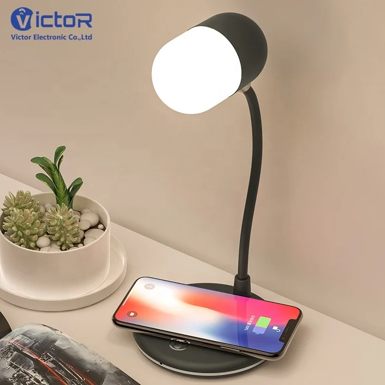 2019 New Arrivals L4 Desk Lamp Super Bass Wireless Speaker Support Wireless Charging - ANKUX Tech Co., Ltd