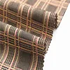 New fashion design jacquard design gingham check fabric by the yard