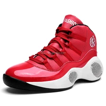 High Quality China Factory Wholesale Custom Men Sport Shoes Leather Cool Basketball Sneakers