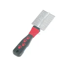 Pet Brush Rubber Hand Dog Stainless Steel Comb Dog Comb