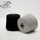 High Quality 100% Cotton Yarn Ne 24/1 Carded with Black Color for Knitting machine use