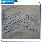grey granite garden stone paving cubes