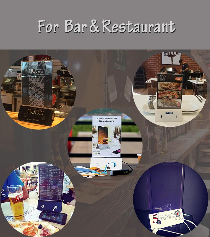 Hot Sales Restaurant Menu Emergency Battery Charger Power Bank 10000 Customize Logo For Ads - ANKUX.COM