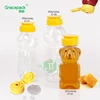 12oz Honey PET plastic bottle empty plastic honey packing teddy bear shape juice honey bottle