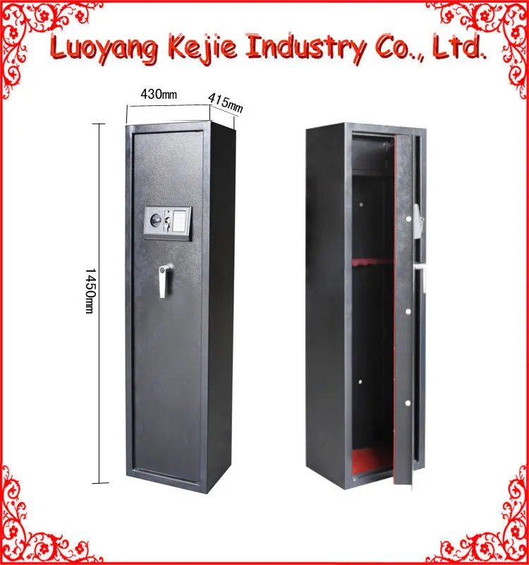 portable gun cabinet laptop size hotel safe anti-burglary money steel fingerprint safe box grey home digital safe deposit box