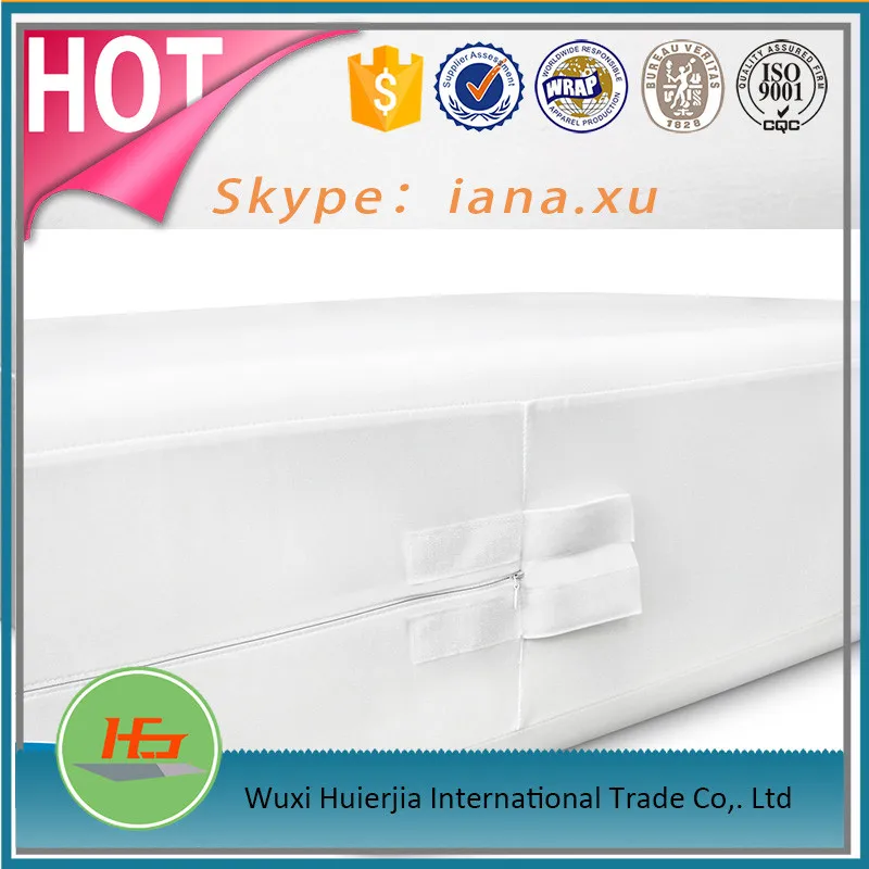 1. Velcro flap zipper mattress encasement