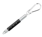 Outdoor travel use metal multi function keychain pen / pen keychain