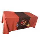 Outdoor Custom Printed Cheap Table Cloth Table Throw For Trade Show