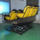 Guangzhou hot new technology thrilling 4d 3dof 5d cinema 4d dynamic theater chair