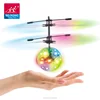 2018 wholesale mini LED flash infrared sensor controls the helicopter RC flying ball helicopter