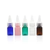 IBELONG 5 ml mini empty PET plastic dropper bottle with pointed mouth cap for glue ink packaging