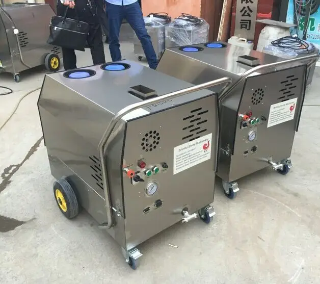 Hot/cold diesel steam cleaner industrial car mat cleaning machine, View