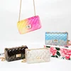 2019 Wholesale summer new style colorful purses fashion women handbag crossbody bags clear purse jelly mini pvc bag transparent
