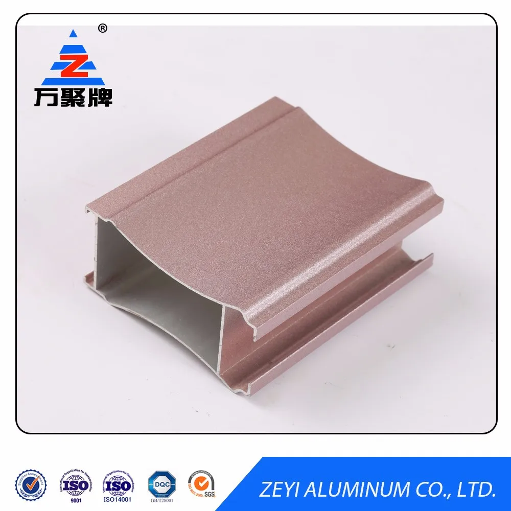Rose gold electrophoresis aluminum window profile